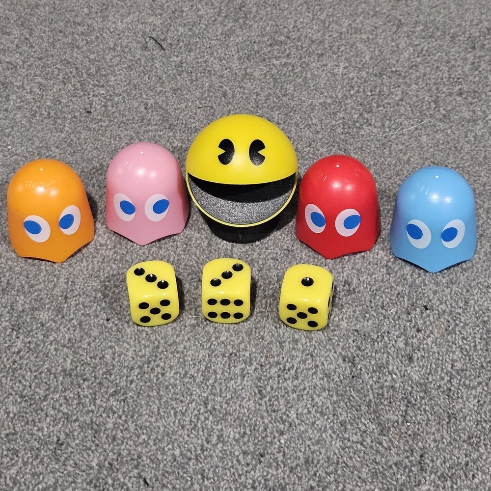 Buffalo Games Sound Works Pacman Board Game Replacement Pieces (8) Figures